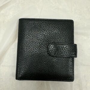 Vintage Pheasant by R D Gomez Black Leather Wallet